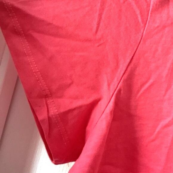 Positivitees Red Graphic Tee Shirt XL 100% Cotton "Stop And Smell The Roses" Pri - Picture 4 of 8